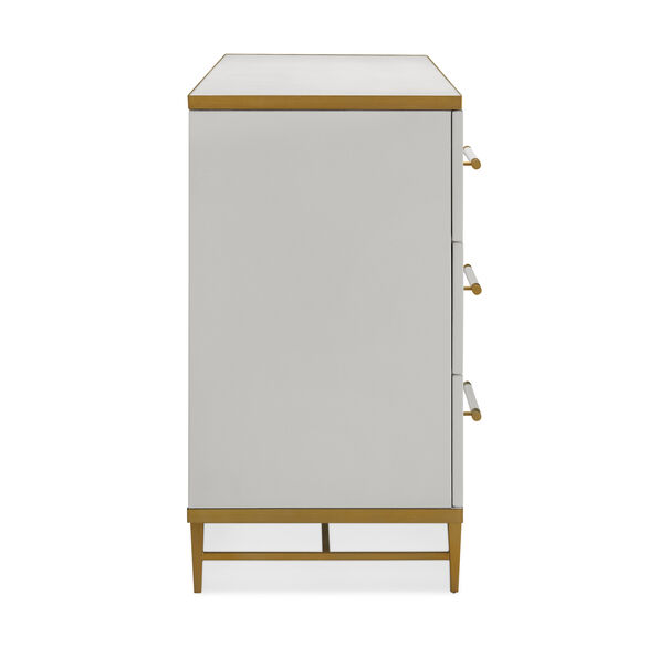 CELINE 6 DRAWER DRESSER - CREAM, , hi-res