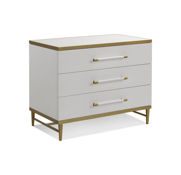 CELINE LARGE 3 DRAWER CHEST - CREAM, , hi-res