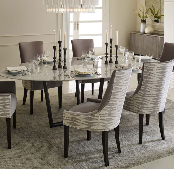 Modern Oval Dining Table, , hi-res