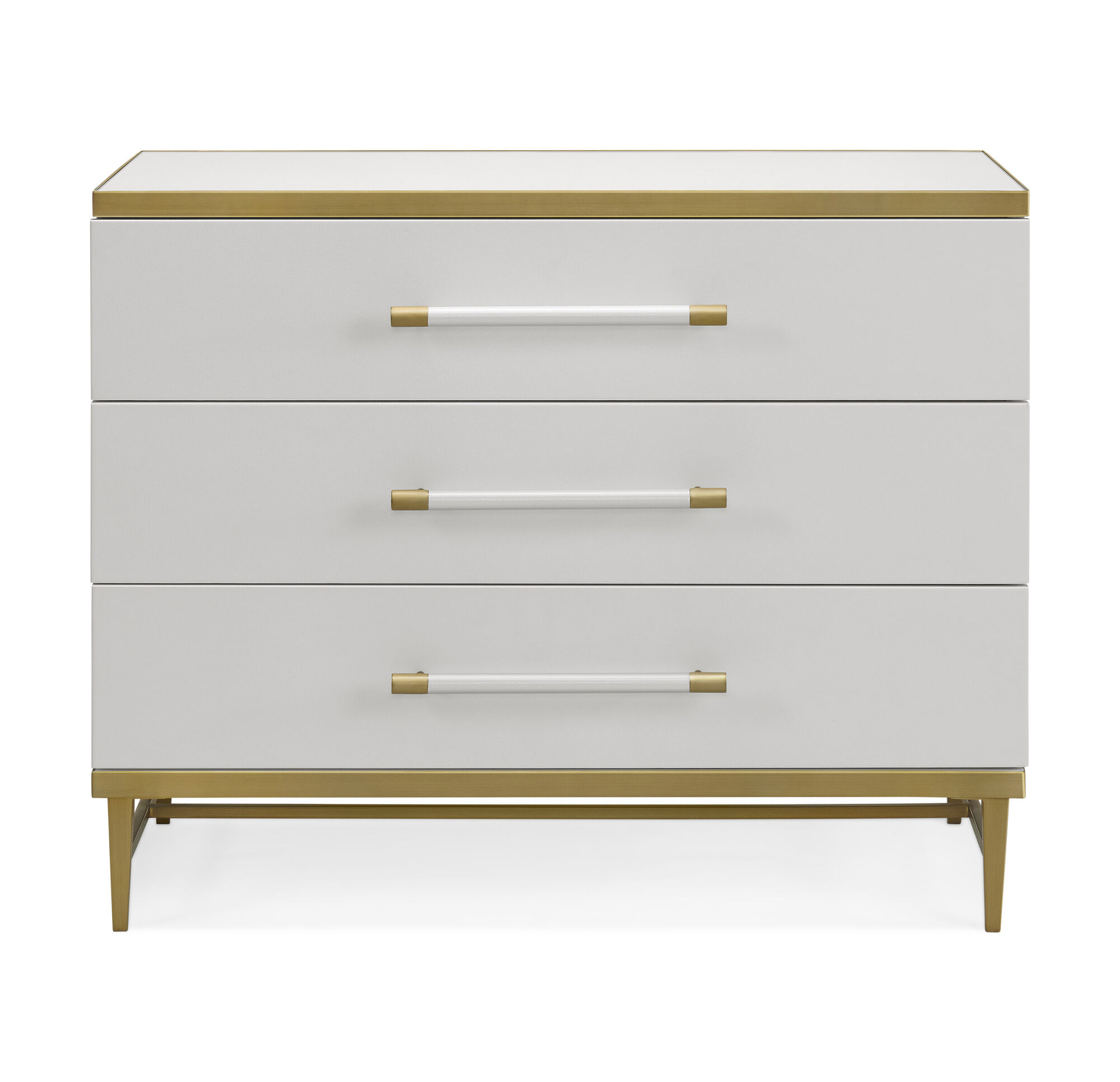 CELINE LARGE 3 DRAWER CHEST - CREAM, , hi-res