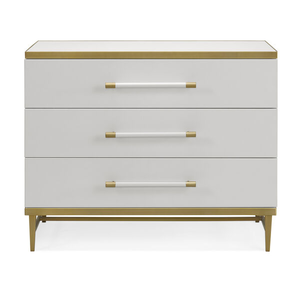 CELINE LARGE 3 DRAWER CHEST - CREAM, , hi-res