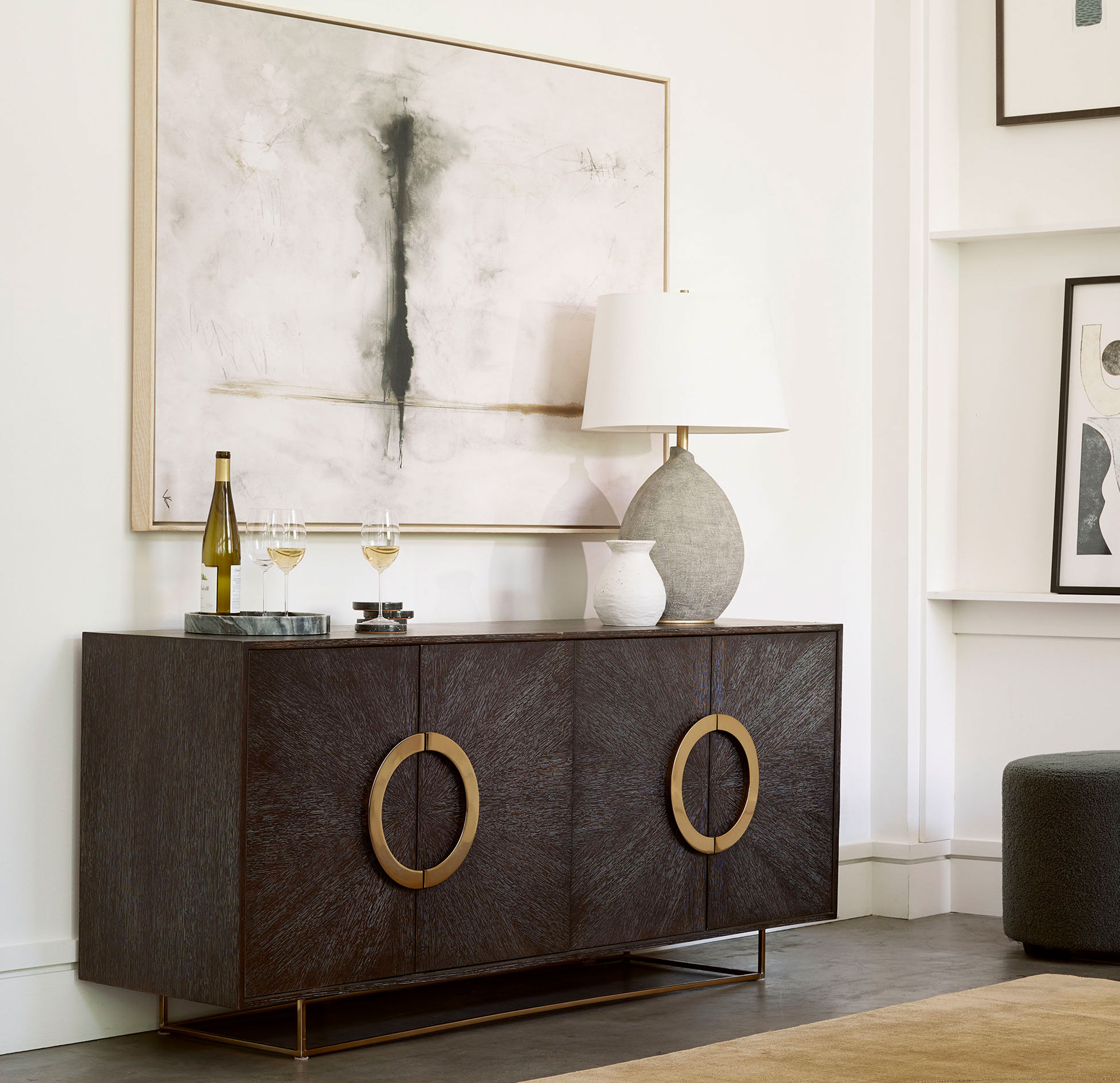 LISBON MEDIA CONSOLE - CHOCOLATE | Mitchell Gold + Bob Williams