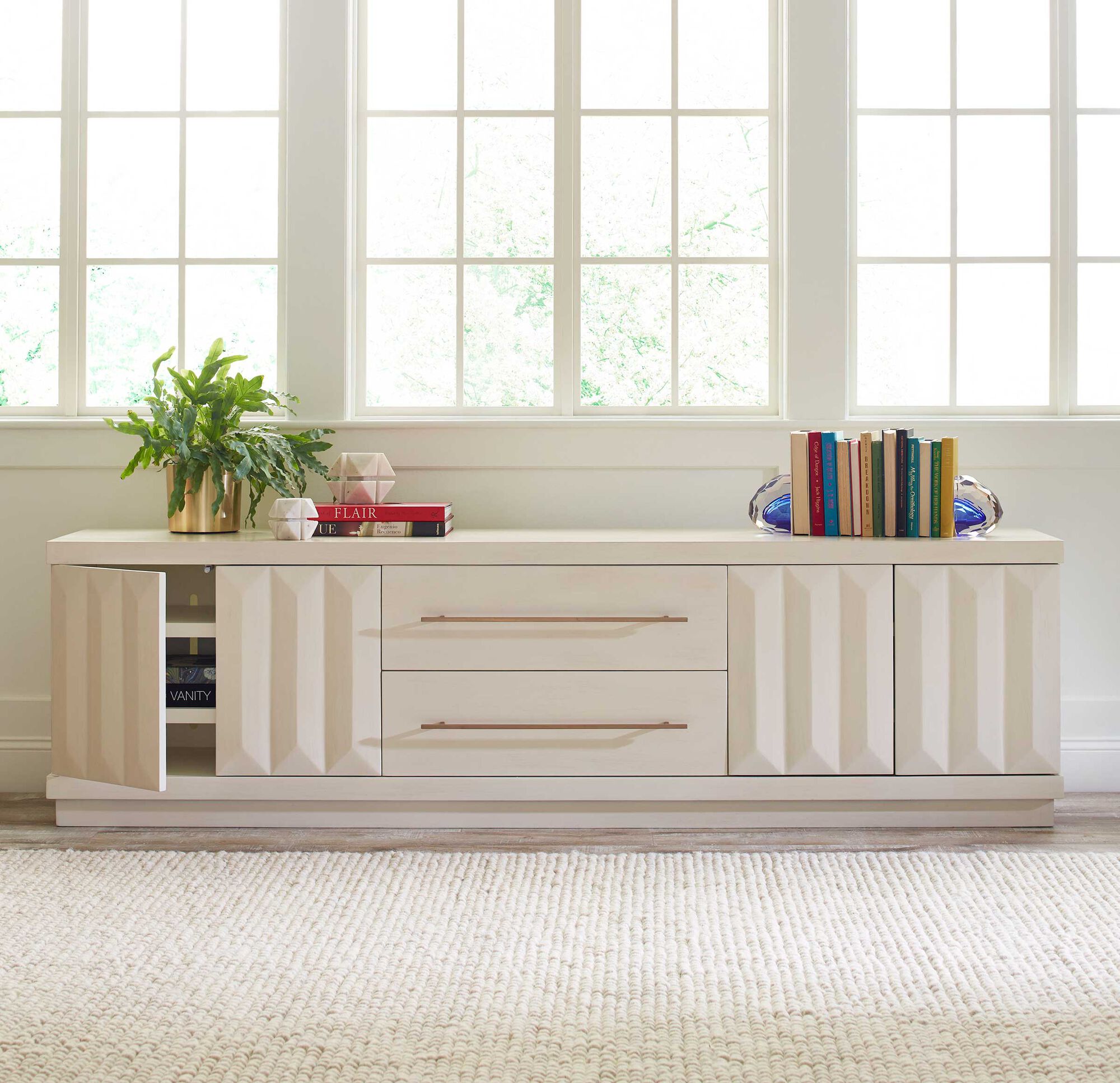 MONTEREY LOW MEDIA CONSOLE, , hi-res