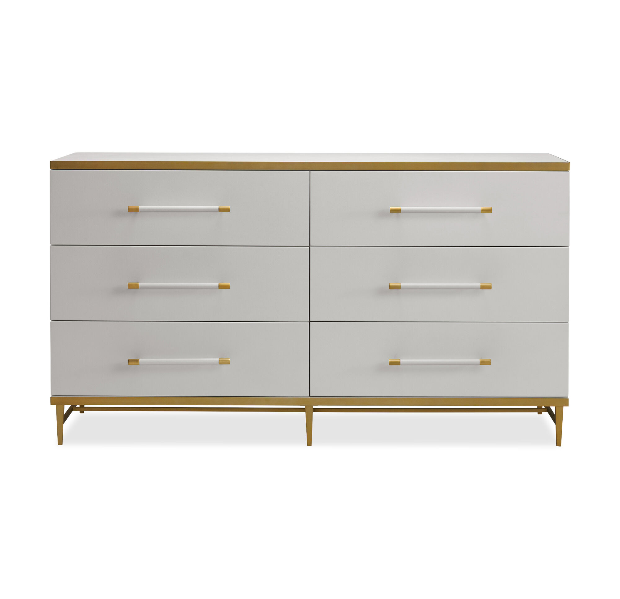 CELINE 6 DRAWER DRESSER - CREAM, , hi-res