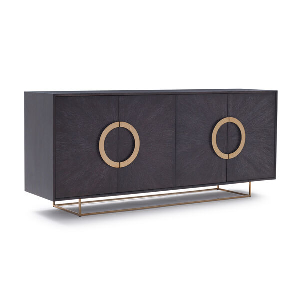 LISBON MEDIA CONSOLE - CHOCOLATE, , hi-res