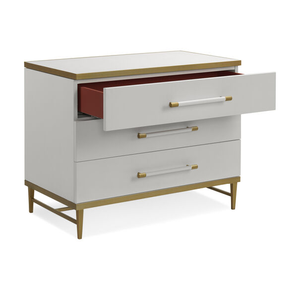 CELINE LARGE 3 DRAWER CHEST - CREAM, , hi-res