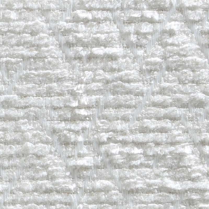 Performance Lattice Chenille - White